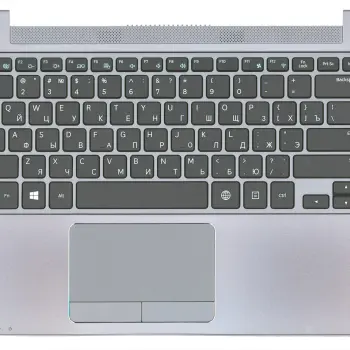 Клавиатура для ноутбука Samsung (535U4C) Black, (Gray TopCase), RU