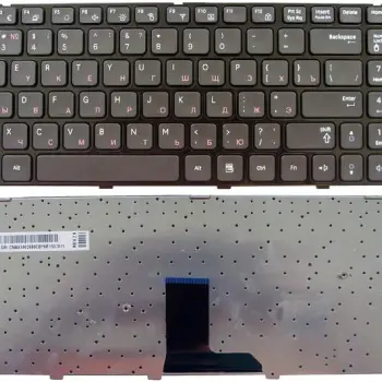 Клавіатура для ноутбука Samsung (R580, R590) Black, (Black Frame), RU