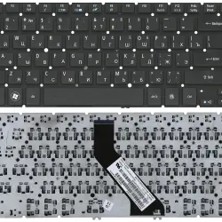 Клавіатура для ноутбука Acer Aspire V5-431, V5-431G, V5-431P, V5-431PG, V5-471, V5-471G, V5-471P Black, (No Frame) RU