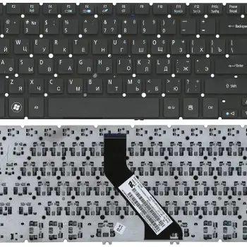 Клавіатура для ноутбука Acer Aspire V5-431, V5-431G, V5-431P, V5-431PG, V5-471, V5-471G, V5-471P Black, (No Frame) RU