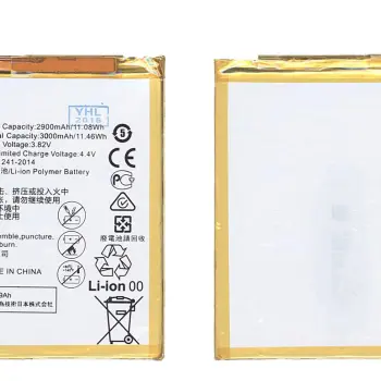 Акумуляторна батарея для смартфону Huawei HB366481ECW P9 lite 3.8V White 3000mAh 11.46Wh