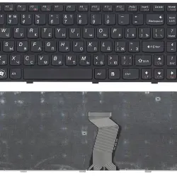 Клавиатура для ноутбука Lenovo IdeaPad G580, G585, Z580, Z585, Z780 Black, (Black Frame), RU