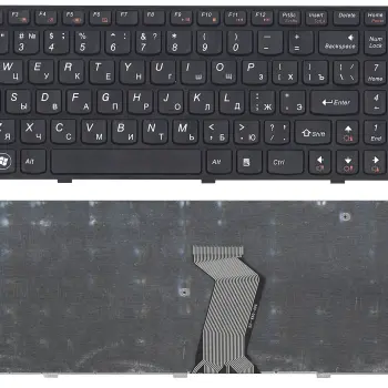Клавиатура для ноутбука Lenovo IdeaPad G580, G585, Z580, Z585, Z780 Black, (Black Frame), RU
