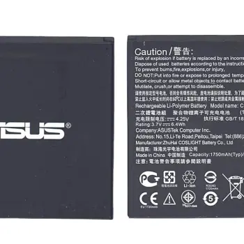 Аккумуляторная батарея для смартфона Asus C11P1403 A450CG 3.7V Black 1750mAh 6.4Wh