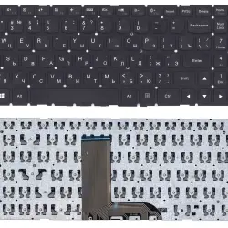 Клавіатура для ноутбука Lenovo Yoga (500-15) Black (No Frame) RU