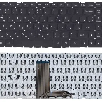 Клавиатура для ноутбука Lenovo Yoga (500-15) Black (No Frame) RU