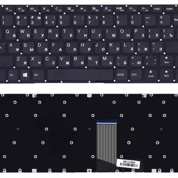 Клавіатура для ноутбука Lenovo Yoga (310-11) Black с подсветкой (Light), (No Frame) RU