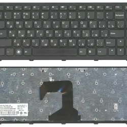 Клавиатура для ноутбука Lenovo IdeaPad (S300, S400, S405) Black, (Black Frame), RU