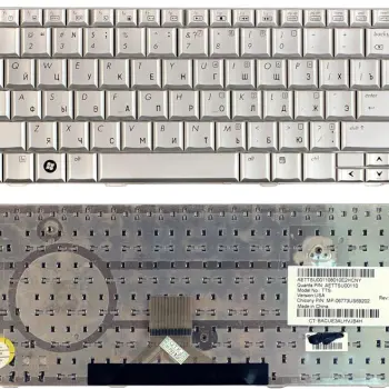 Клавіатура для ноутбука HP Pavilion (TX1000, TX2000, TX2500) Silver, RU
