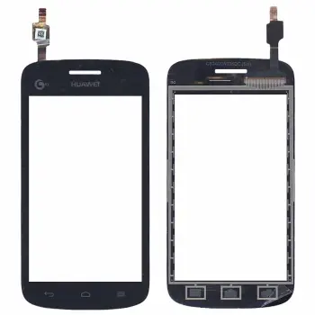 Тачскрін (Сенсорне скло) для смартфону Huawei Ascend Y310 чорний