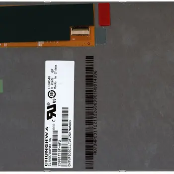 Матриця для планшета 7", Slim (тонкая), 31 pin (сверху по средине), 1280x800, Светодиодная (LED), без креплений, глянцевая, Chunghwa (CPT), CLAA070WP03