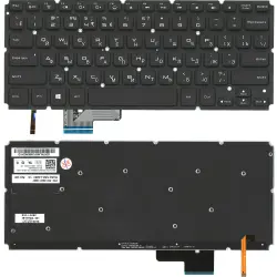 Клавиатура для ноутбука Dell XPS (14R) с подсветкой (Light), Black, (No Frame) RU