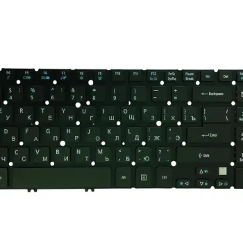 Клавиатура для ноутбука Acer Aspire V5, V5-531, V5-531G, V5-551, V5-551G, V5-571, V5-571G, V5-571P с подсветкой (Light), Black, (No Frame) RU