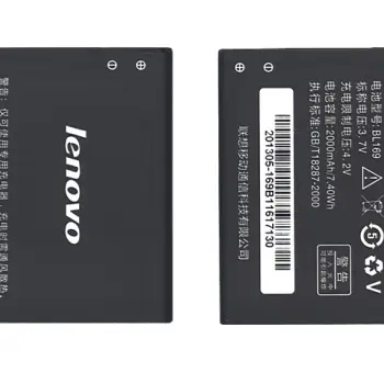 Аккумуляторная батарея для смартфона Lenovo BL169 A789 3.7V Black 2000mAh 7.4Wh