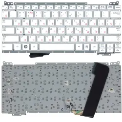 Клавіатура для ноутбука Samsung (NC110) White, (No Frame), RU