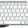 Клавіатура для ноутбука Samsung (NC110) White, (No Frame), RU 2