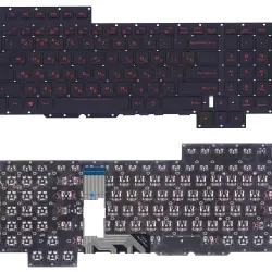Клавіатура для ноутбука Asus (GX700) Black, (No Frame) RU