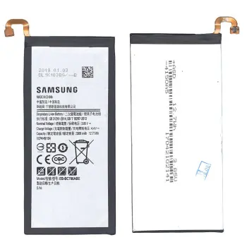 Аккумуляторная батарея для смартфона Samsung EB-BC700ABE Galaxy C7 3.85V Black 3300mAh 12.71Wh