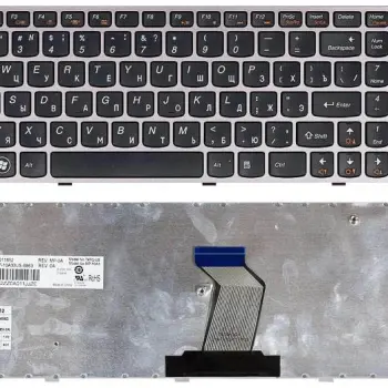 Клавиатура для ноутбука Lenovo IdeaPad (Z560, Z565, G570, G770) Black, (Bronze Frame), RU