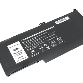 Аккумуляторная батарея для ноутбука Dell MXV9V Latitude 13 5300 7.6V Black 7200mAh OEM