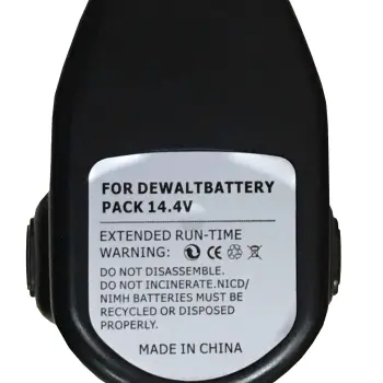 Акумулятор для шуруповерт DeWalt DC9091 DC551KA 1.3Ah 14.4V чорний Ni-Cd