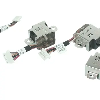 Разъем питания для ноутбука HP Touchsmart TM2T-2200 12.1", TM2, TM2-1000, TM2-2000, TM2-2150ES с кабелем HY-HP030, 6017B0244401