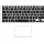 Клавіатура для ноутбука Apple MacBook Pro 2012, Early 2013 (A1398) Black, (Silver TopCase), RU (горизонтальный ентер) 2