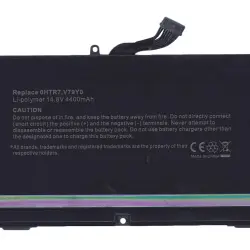 Аккумуляторная батарея для ноутбука Dell 0HTR7 Dell XPS 15Z Ultrabook 14.8V Black 4400mAh OEM