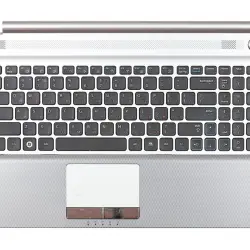 Клавиатура для ноутбука Samsung (RC520) Black, (Silver TopCase), RU