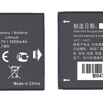 Аккумуляторная батарея для смартфона Alcatel CAB31L0000C1 One Touch 3.7V Black 1000mAh 3.7Wh