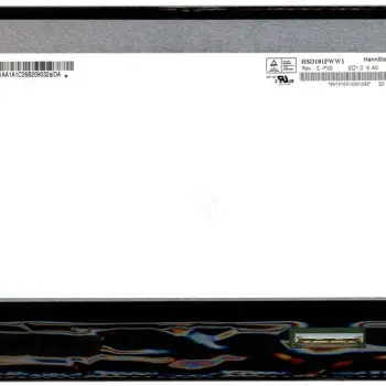 Матрица для планшета 10,1", Slim (тонкая), 40 pin (снизу справа), 1280x800, Светодиодная (LED), без креплений, глянцевая, HannStar, HSD101PWW1 F00