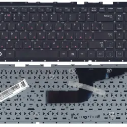 Клавіатура для ноутбука Samsung (RC710, RC711) с частью корпуса (Corps), Black, (No Frame), RU
