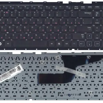 Клавіатура для ноутбука Samsung (RC710, RC711) с частью корпуса (Corps), Black, (No Frame), RU