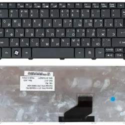 Клавіатура для ноутбука Acer Aspire One 521, 522, 532, 532H, 533, D255, D255E, D257, D260, D270, Happy, Happy2, eMachines 350, 355, em350, em355, Gateway LT21, LT27, LT28, Packard Bell NAV50, Dot S2, Dot SE, Dot SC, Dot SE3, PAV80, Black RU
