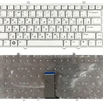 Клавиатура для ноутбука Dell Inspiron (1420, 1525, 1540) Vostro ( 1400, 1500) Silver, RU/EN