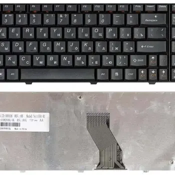 Клавиатура для ноутбука Lenovo IdeaPad (U550) Black, (Black Frame), RU/EN