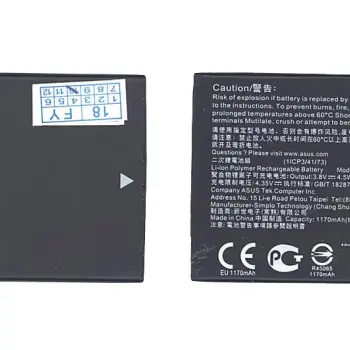 Аккумуляторная батарея для смартфона Asus C11P1320 A14 3.8V Black 1200mAh 4.5Wh
