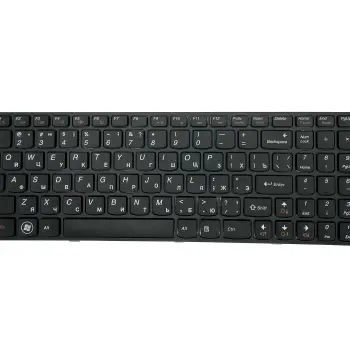 Клавіатура для ноутбука Lenovo IdeaPad G500, G505, G510, G700, G710 , Black, (Black Frame) RU