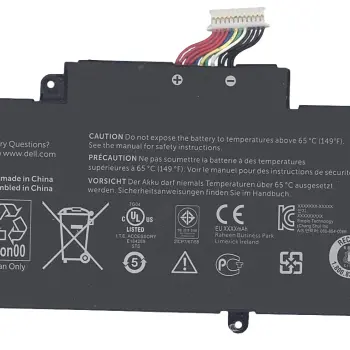 Акумуляторна батарея для планшета Dell VXGP6 Venue 8 Pro (5830) 3.7V Black 4860mAh Orig