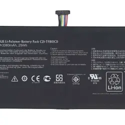 Акумуляторна батарея для планшета Asus C12-TF810CD VivoTab TF810TG 7.4V Black 3380mAh Orig