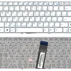 Клавіатура для ноутбука Asus EEE PC 1201, 1215, 1225, U20, VX6 Eee PC Lamborghini White, (No Frame) RU