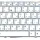 Клавіатура для ноутбука Asus EEE PC 1201, 1215, 1225, U20, VX6 Eee PC Lamborghini White, (No Frame) RU 2