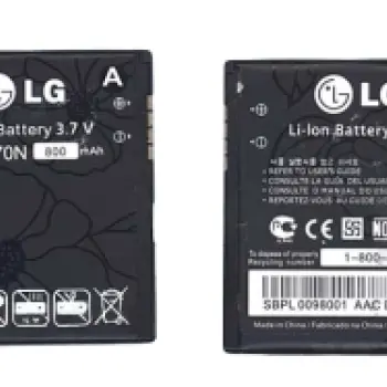 Аккумуляторная батарея для смартфона LG LGIP-470N GD580 3.7V Black 800mAh 3Wh
