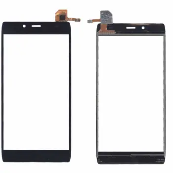 Тачскрин (Сенсорное стекло) для смартфона Alcatel IDOL alpha 6032X черный