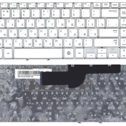 Клавіатура для ноутбука Samsung (355V5C, 350V5C, NP355V5C, NP355V5C-A01) White, (No Frame), RU