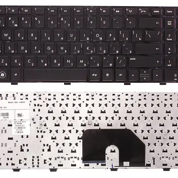 Клавіатура HP Pavilion DV6-6000, DV6-6100, DV6-6200, DV6-6B00, DV6-6C00, DV6T-6000, DV6T-6100, DV6T-6B00, DV6T-6C00, DV6Z-6000, DV6Z-6100, DV6Z-6B00, DV6Z-6C00 Black, (Black Frame) RU