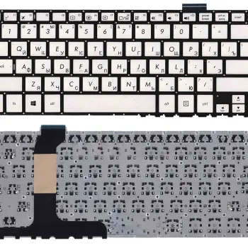 Клавіатура для ноутбука Asus (UX360CA) Silver, (No Frame) RU