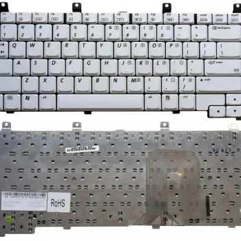 Клавіатура для ноутбука HP Pavilion DV4000, DV4100, DV4200, DV4300, DV4400 White, RU/EN