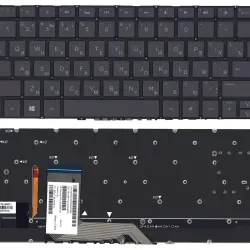 Клавиатура для ноутбука HP Spectre X360 (13-4000) Black с подсветкой (Light), (No Frame) RU