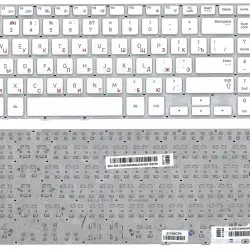 Клавіатура для ноутбука Samsung (370R4E, 370R5E) White, (No Frame), RU